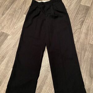Boys black pinstripe dress pants sz 12